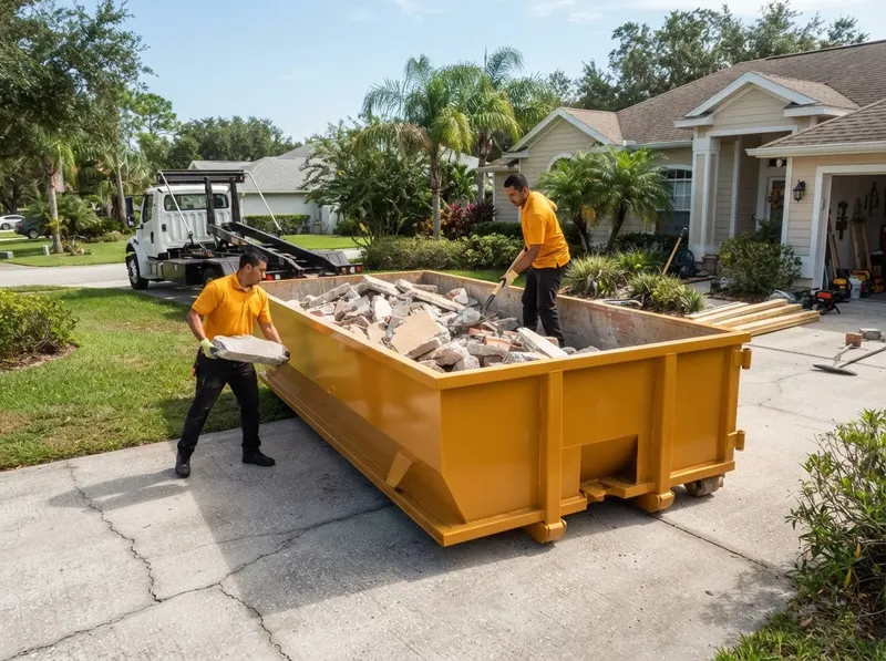 Heavy Debris & Concrete Dumpster in Augustine, FL