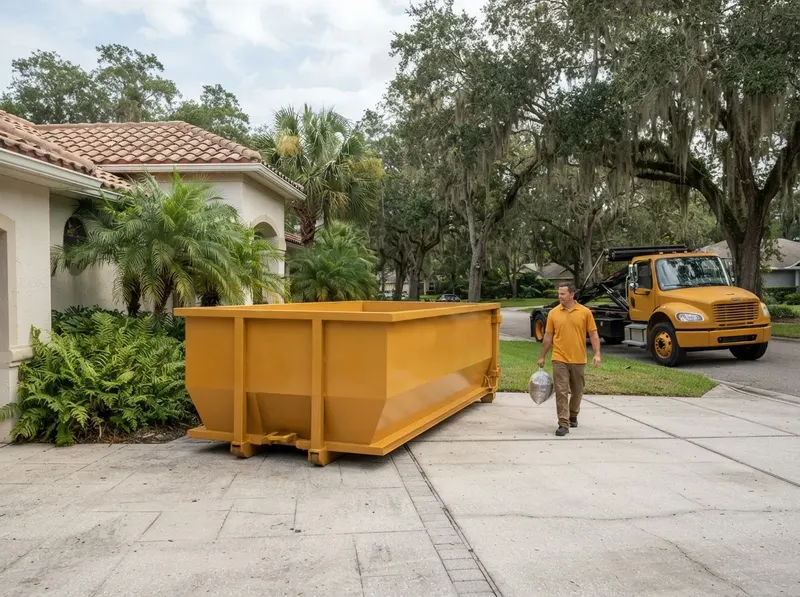 Residential Driveway-Safe Dumpster Service in Augustine, FL